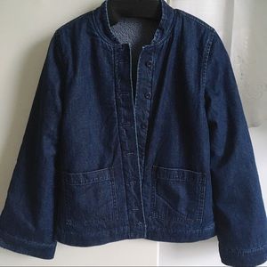 Madewell ❤️ Reversible Sherpa Denim Jean Jacket